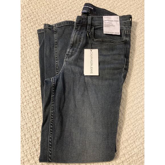 Calvin Klein Women's High Rise Skinny Ankle Length Jeans Size 28 Black NWT - Picture 6 of 8